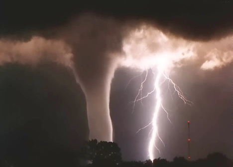 Tornado and Lightning
